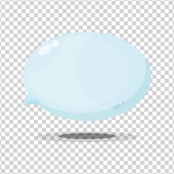 Bubble icon on blank background Stock Illustration