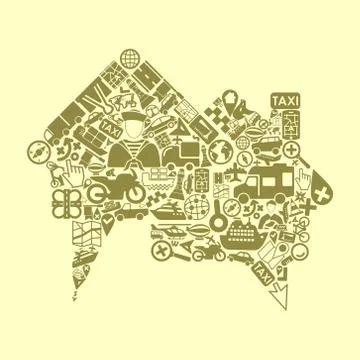 Bubble icon 스톡 일러스트