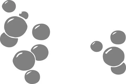 Bubble icon isolated on background Stock Illustration