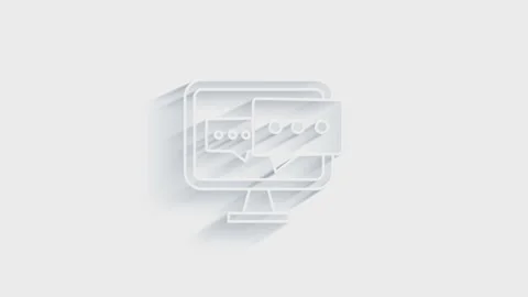 Bubble icon isolated on white background. Accounting symbol. Business, education Stock Footage 151528965