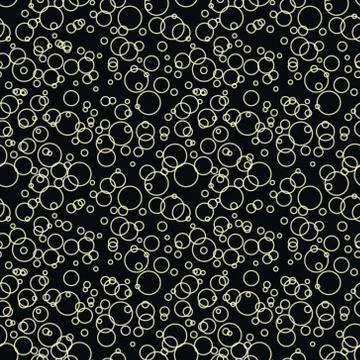 Bubble Icon Seamless Pattern Vector Art Illustration Illustrazione stock