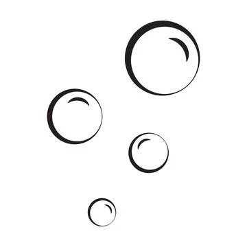 Bubble icon vector for graphic design, logo, website, social media, mobile ap Stock Illustration