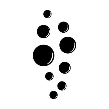 Bubble icon vector 스톡 일러스트