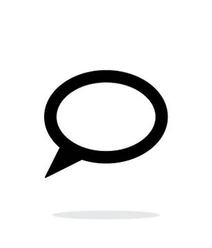 Bubble icon on white background. Stock Illustration