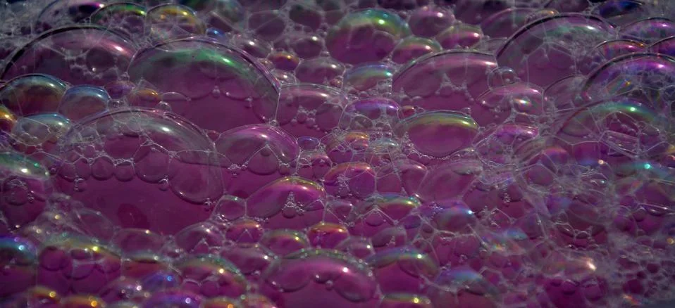Bubble isolated in red.Abstract background Stock Photos