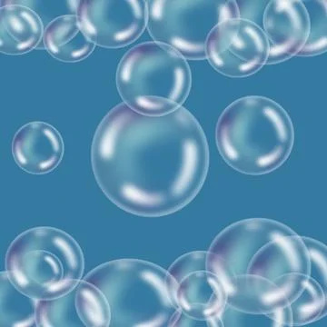 Bubble light circle Crystal soft foam Illustrazione stock