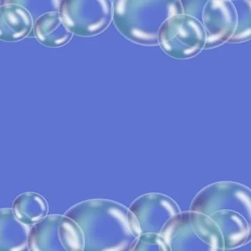 Bubble light circle Crystal soft foam Stock Illustration