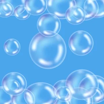 Bubble light circle Crystal soft foam Stock Illustration