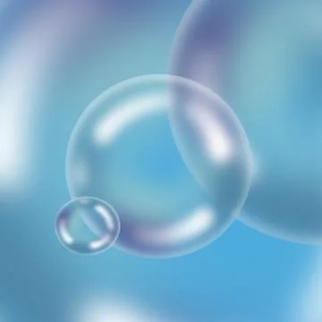 Bubble light circle Crystal soft foam Stock Illustration