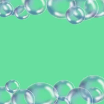 Bubble light circle Crystal soft foam Stock Illustration