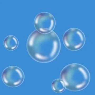 Bubble light circle Crystal soft foam Stock Illustration