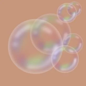 Bubble light circle Illustrazione stock