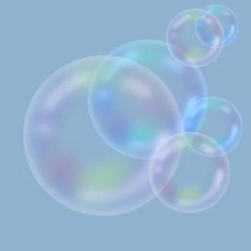 Bubble light circle Illustrazione stock