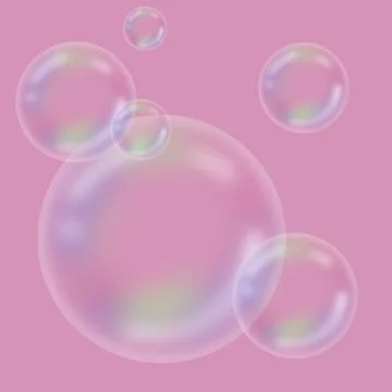 Bubble light circle Stock Illustration