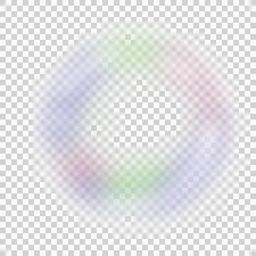Bubble light circle Illustrazione stock