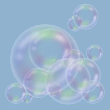 Bubble light color circle Stock Illustration