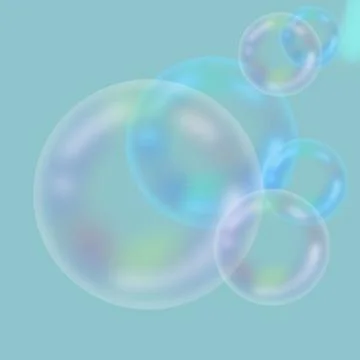 Bubble light color circle Stock Illustration