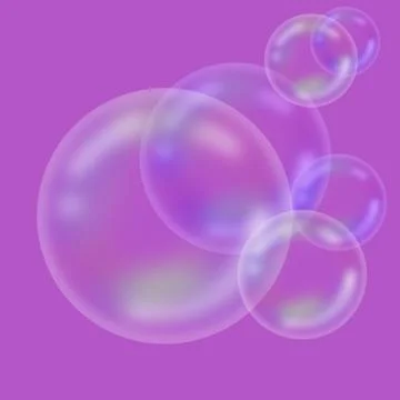 Bubble light color circle Stock Illustration