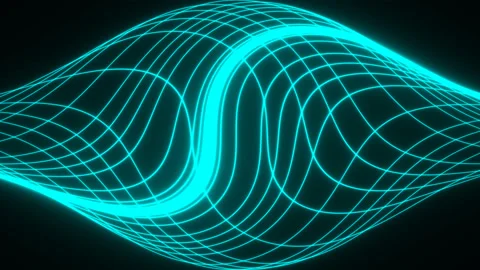 Bubble of Light Lines Sphere Surface Warp Stock Footage 139740685