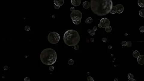 Bubble line bokeh particle light animation Video stock 146152390