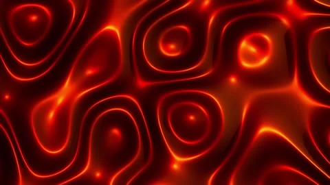 Bubble liquid hell red lava background VJ loop animation Video stock 321055427