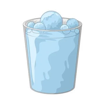 Bubble liquid illustration Stock Illustration