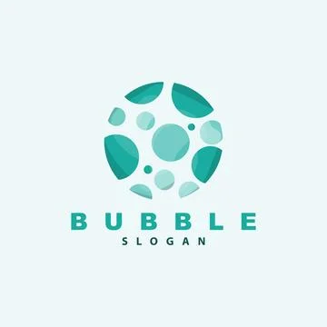Bubble Logo, Beautiful Bubble Vector, Design Inspiration Element Stock Illustration