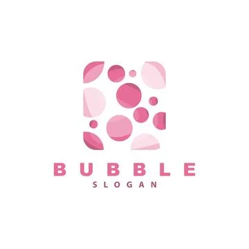 Bubble Logo, Beautiful Bubble Vector, Design Inspiration Element Stock Illustration