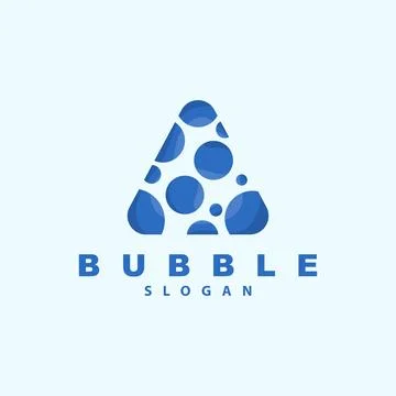 Bubble Logo, Beautiful Bubble Vector, Design Inspiration Element Stock Illustration