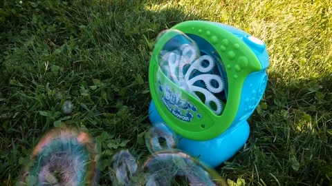 Bubble Machine  LookingDown Video stock 92394283