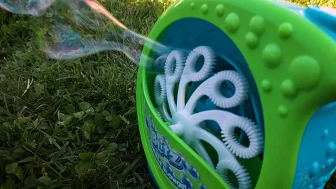 Bubble Machine Slow Motion  Dynamic Stock-Footage 92392758