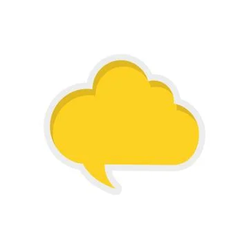 Bubble message communication icon. Vector graphic Illustrazione stock