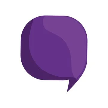 Bubble message communication icon. Vector graphic Illustrazione stock