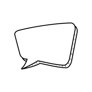 Bubble message communication icon. Vector graphic Illustrazione stock