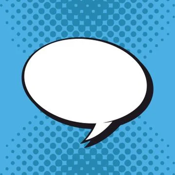 Bubble message pop art comic design Stock Illustration