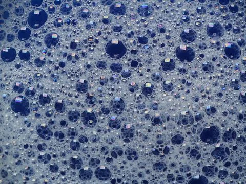 Bubble mosaic in deep blue Stock-Fotos