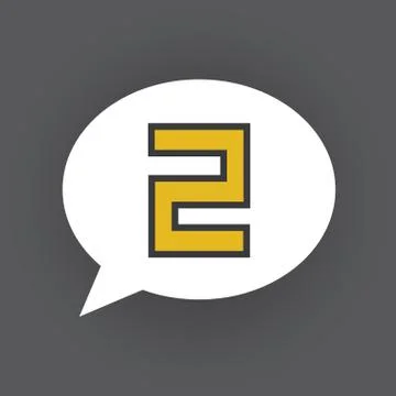 Bubble number Stock Illustration