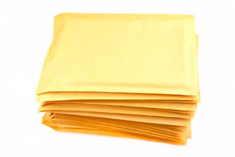 Bubble packing envelopes Stock Photos