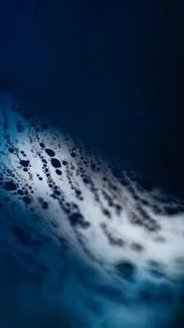 Bubble paint acid liquid blue oil puddle slick Stock Photos