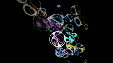 Bubble particles Stock Footage 11839033