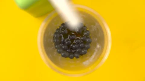 Bubble pearl tea Stock Footage 168832182