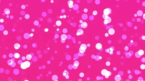 Bubble pink background, cute abstract pattern, HD 4K seamless loop animation Stock Footage 297872770