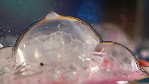Bubble Popping Closeup Video stock 75493190