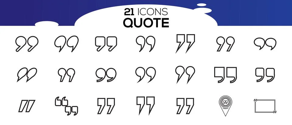 Bubble quotation, comment, message borders. Vector quote boxes, banners. Illustration