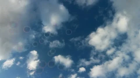 Bubble Rain Stock Footage 9426823