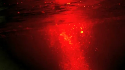 Bubble Red Column Stock Footage 78335764