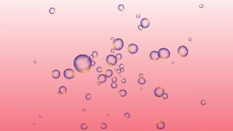 Bubble refreshing pop pastel animation motion graphics Stock Footage 156248426