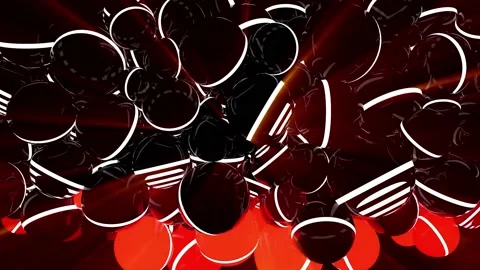 Bubble Room VJ loop animation Stock Footage 233704598