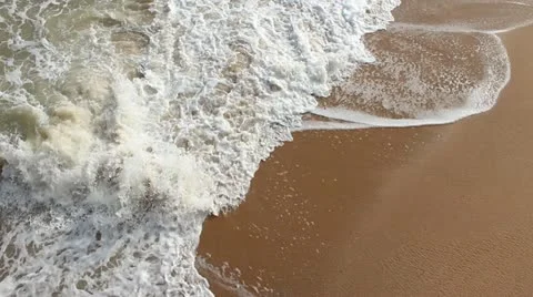 Bubble from sea wave Stock Footage 20452505