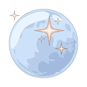 Bubble shine illustration 스톡 일러스트